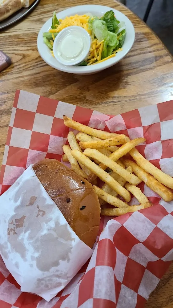 Burger and Fries Basket